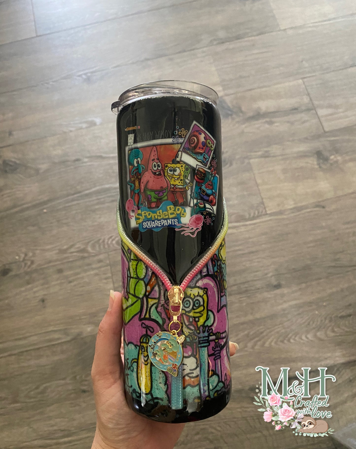 Bikini Bottom Buddies Zipper Tumbler