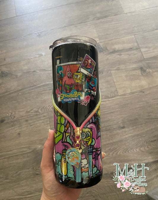 Bikini Bottom Buddies Zipper Tumbler